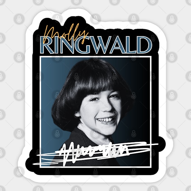 Molly ringwald///original retro Sticker by DetikWaktu